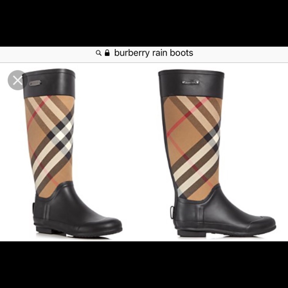 burberry rain boots Size 38